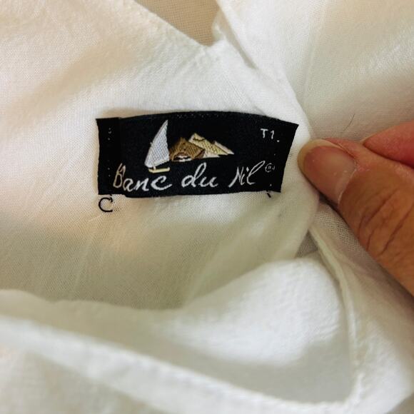 Blanc Du Nil White Midi Dress XS - Picture 6 of 10